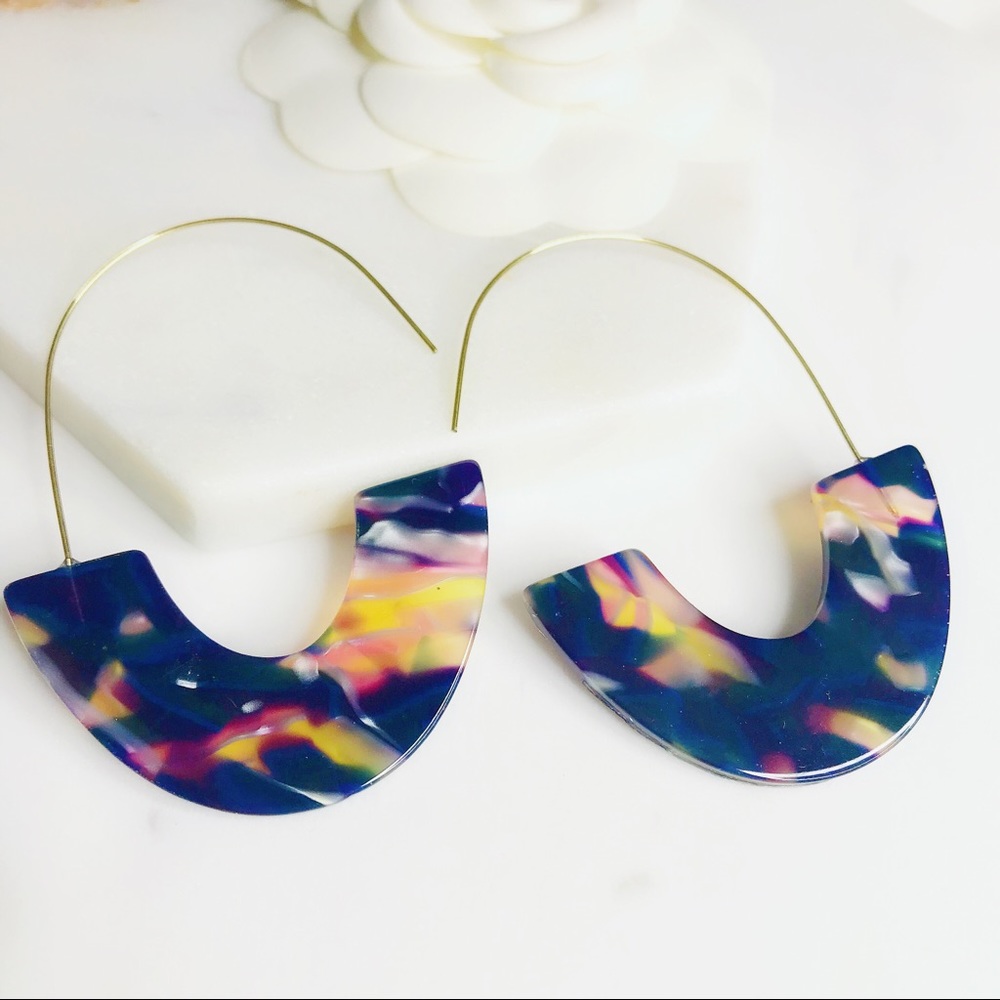 Baublebar style Faidra Resin Earrings - Picture 2 of 7